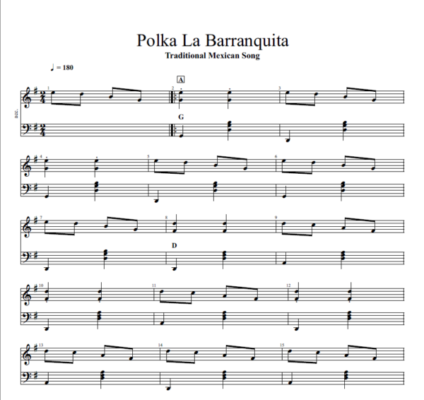 polka la barranquita cover image